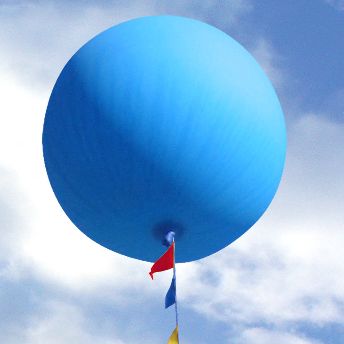Giant Balloon 84 Inch Latex Blue Cloud Buster Balloon
