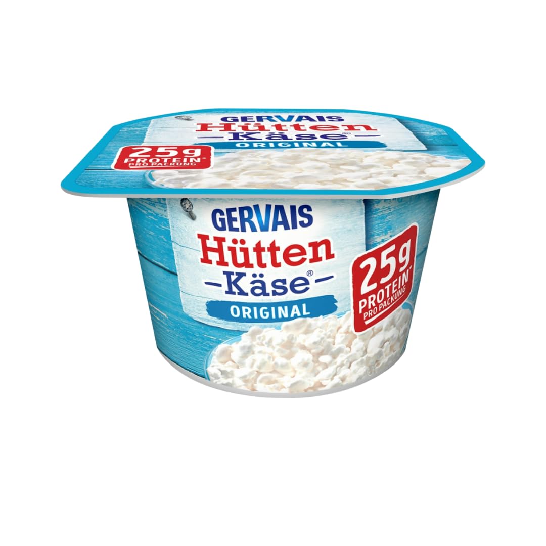 Gearvais Käse Hüttenkäse Original Käse Harzer Käse mit Kümmel 200 gramm, 4er