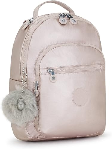 Miniatura 2 de Kipling Seoul - Mochila para portátil de 15 pulgadas, Rosa metálico, Mediana, Casual