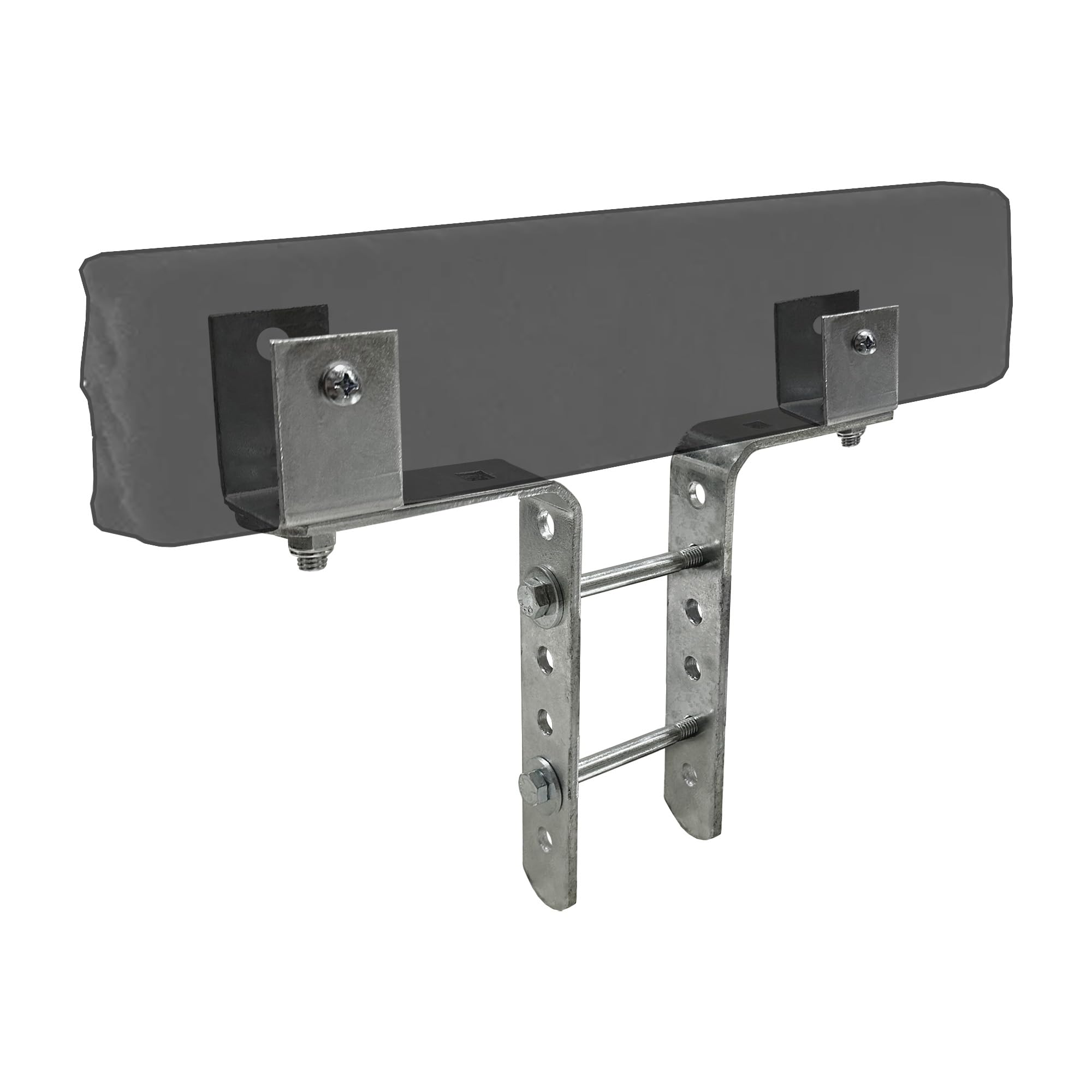 A.A Galvanized Bunk Support and Bracket Assembly for Jon Boat - Bunk Not Included