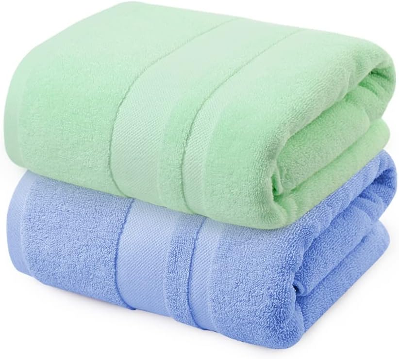 Bath Towel Female Home with Adult Cotton Water Quickly Dry Lovers a Pair of Full Cotton Male Wrapped Towel(A 2PS)