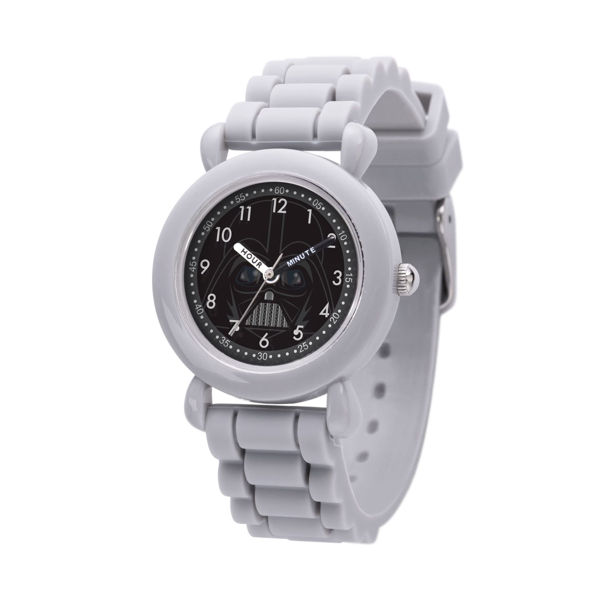 STAR WARS Kids' Plastic Time Teacher Analog Quartz Silicone Strap Watch