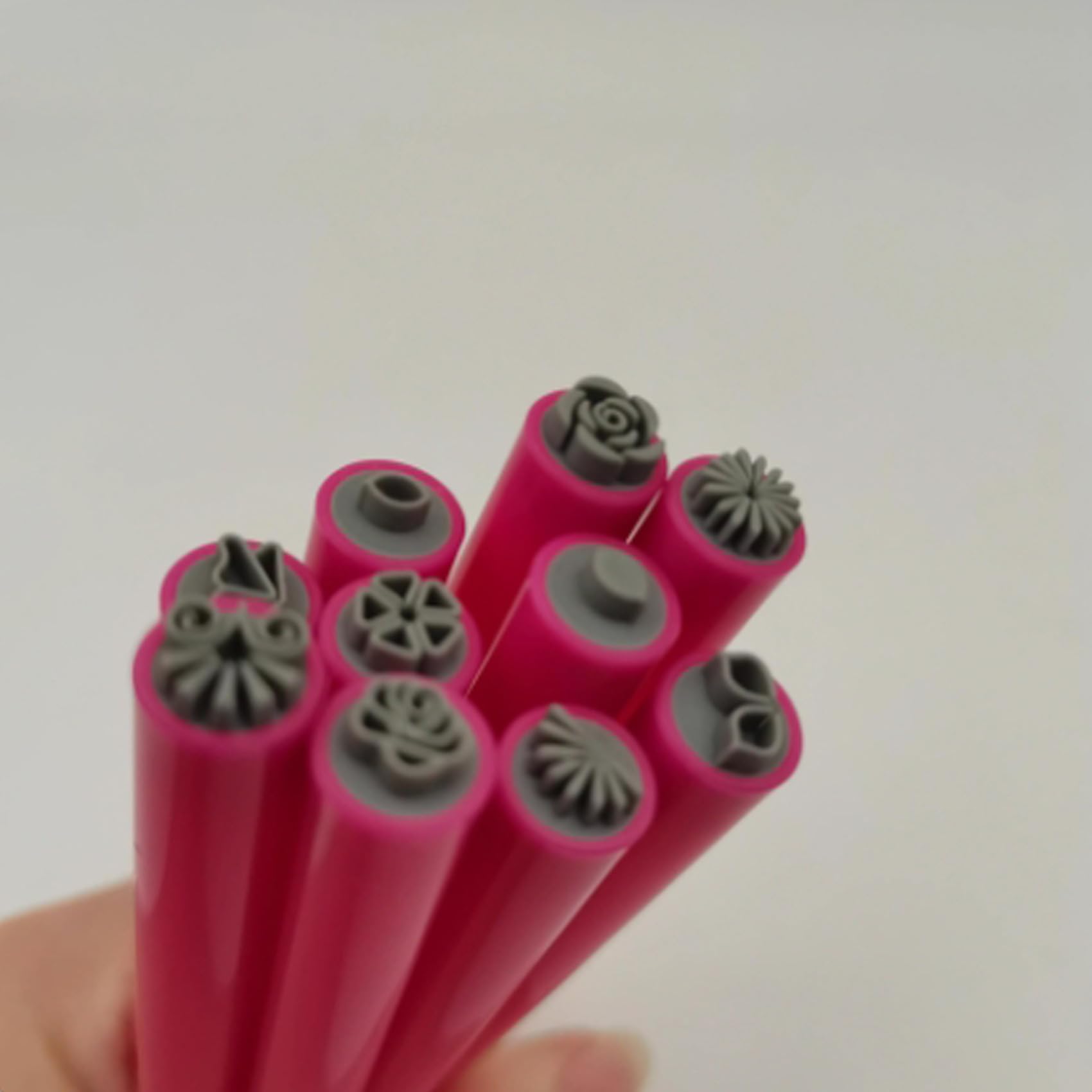 Nagelstempel-Stift-Set, DIY-Nagelkunstwerkzeuge mit verschiedenen Mustern, einfaches Design, einfach zu bedienen, geeignet für Mädchen und Frauen.(10-teiliges Set)