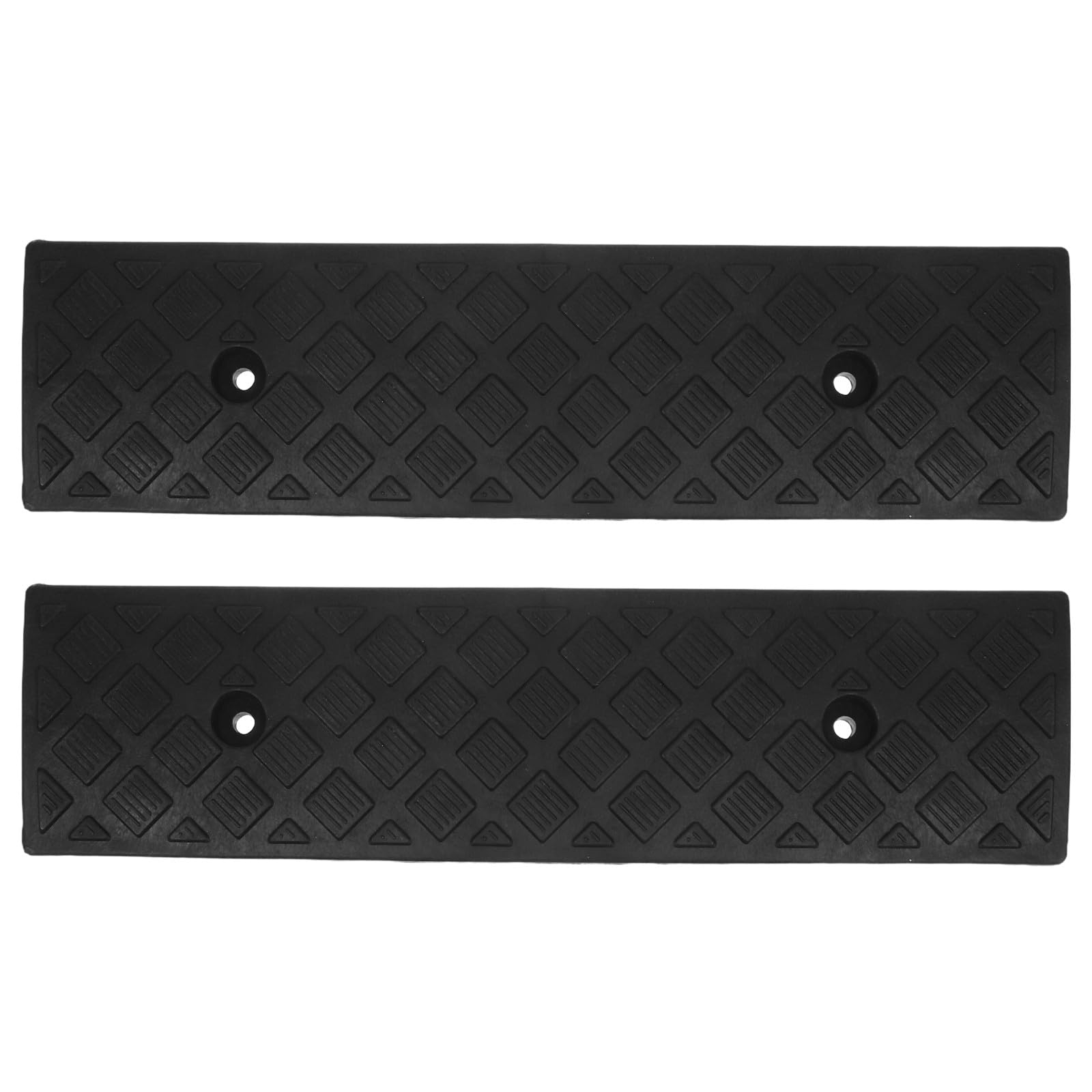Rampas de Caucho Resistentes para Coches 2 Unidades Antideslizantes para Bordillos y Accesos de Vehículos, Diseñadas para Uso en Entradas y Rampas de Garaje