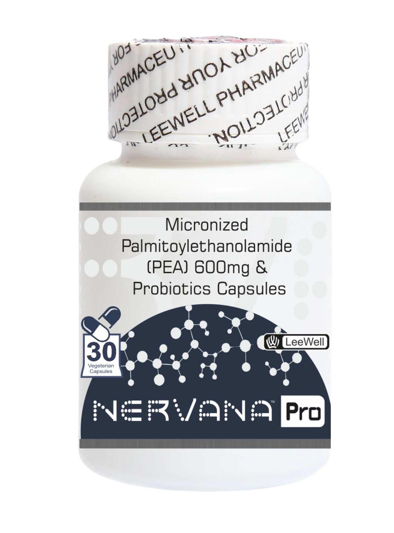 Sponsored Ad - Nervana Pro Micronized Palmitoylethanolamide 600mg (PEA) with Lactobacillus acidophilus | Nerve Pain Relief, Nerve Damage, Nerve Blocks, Nerve irritation, Combats Sciatica Pain & Tingling Sensation | Anti-Inflammatory, Interstitial Cystitis - 30 Capsules