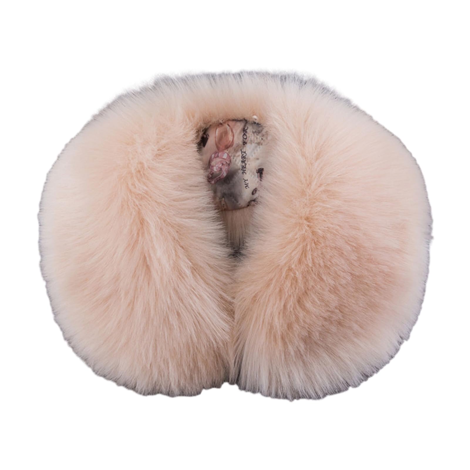 matumou Fake Collar Thickened Soft Fluffy Faux Fur Color Cold-resistant Windproof Unisex Winter Neck Warmer Scarf Women Men Neck Wrap