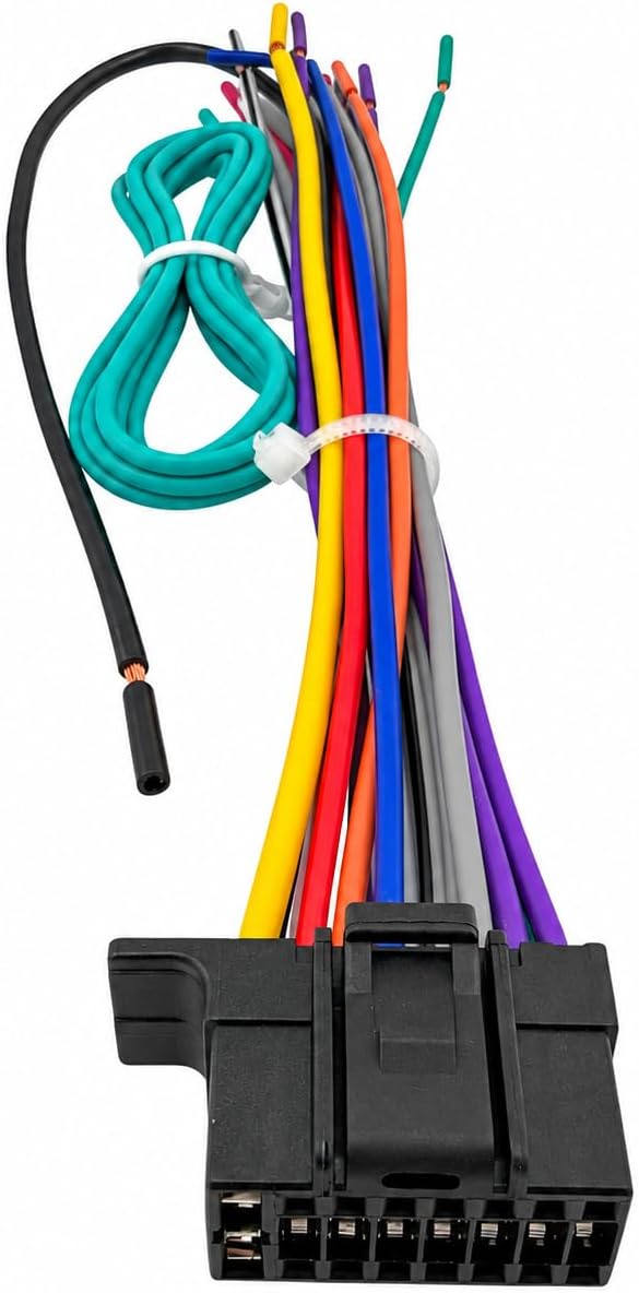 Car Stereo Wire Harness Compatible Replacement for Sony XAV-AX100 AX200 AX1000 AX3000 AX3200 AX3700 AX4000 AX5000 AX5500 AX6000 AX7000 AX8000 AX8500