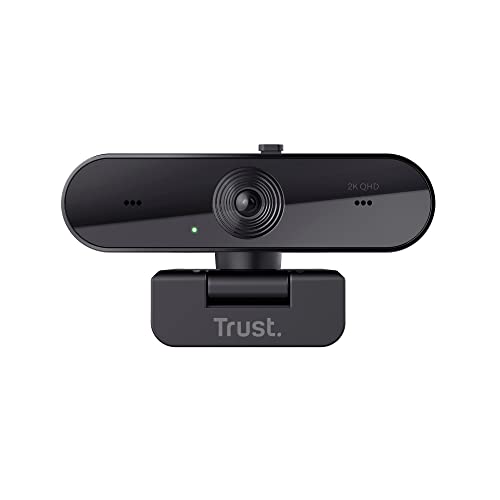 Taxon 2K QHD Webcam PC, Plastica Riciclata 85%, 2560x1440p Videocamera, Filtro Privacy, Autofocus, Lente Grandangolare, 2 Microfoni, Telecamera per Skype, Teams, Zoom, Computer, Laptop, Mac - Webcam - Immagine 9