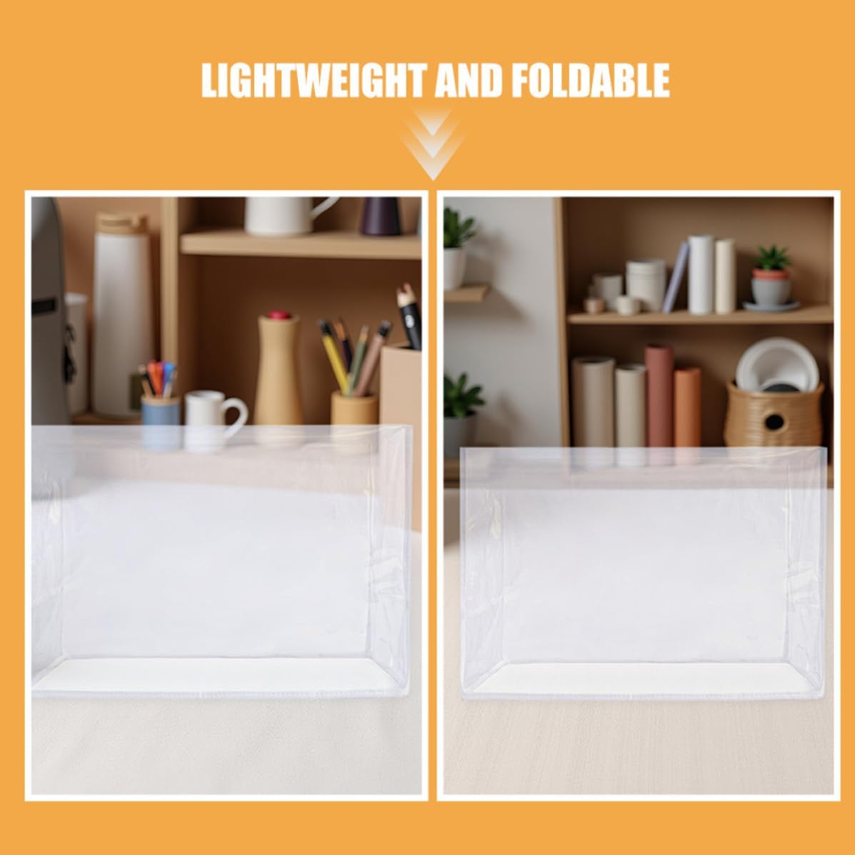 ABOOFAN Universal Sewing Machine Dust Cover with Pockets, Protective Case with Sewing Thread Storage, Compatible with Most Standard Home and Craft Machines, 34x24x2 Cm