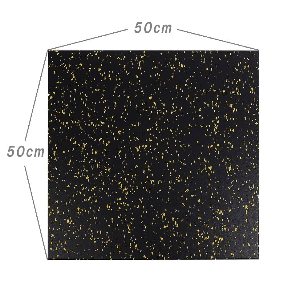 ISL ラバートレーニングマット 25mm 衝撃吸収モデル 50x50cm Amazon | ISL ラバートレーニングマット ブラックxイエロー