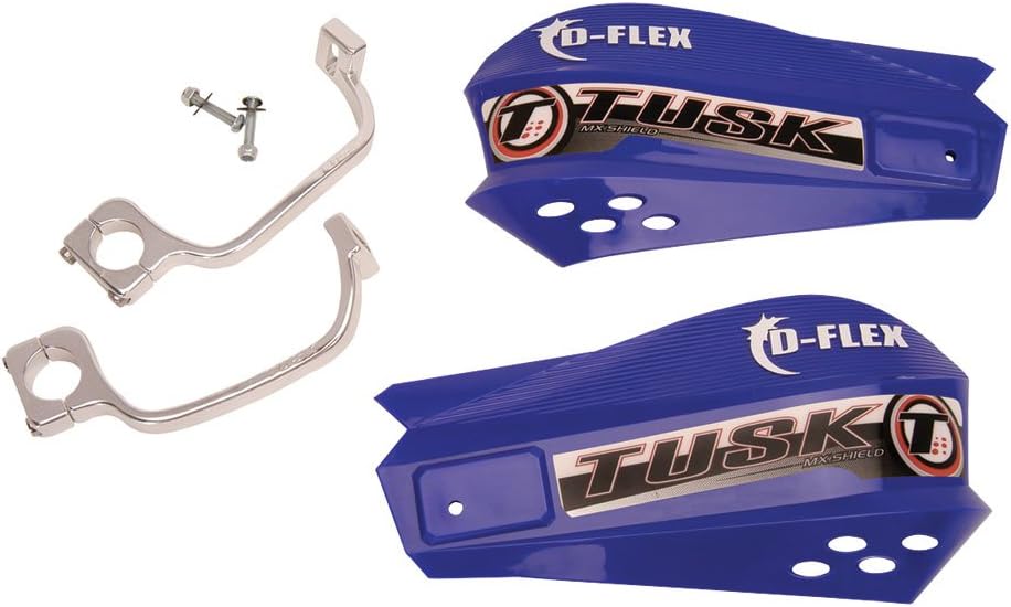 Tusk MX D-Flex ATV Handguards Blue