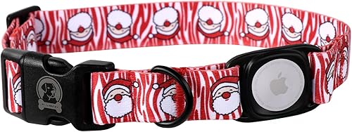 Miniatura 1 de Collar de otoño para perro con soporte para Airtag de Apple, hojas de arce naranja, collar de perro para perros pequeños, medianos y grandes