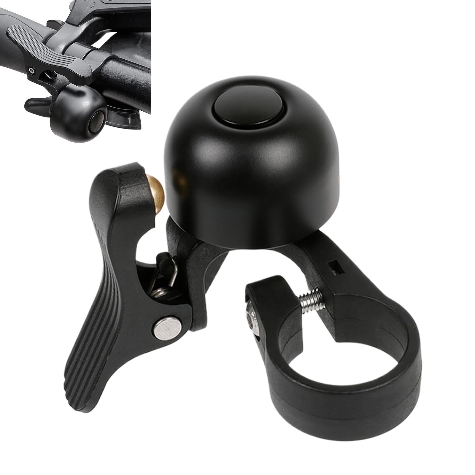 Campanello da bicicletta potente | Campanello classico per ciclismo, accessorio elegante - Suoneria potente impermeabile portatile per avventure all'aperto, sicurezza/adulti, allarme acustico