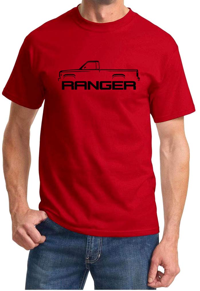 1983-88 Ford Ranger Pickup Truck Classic Outline Design Tshirt