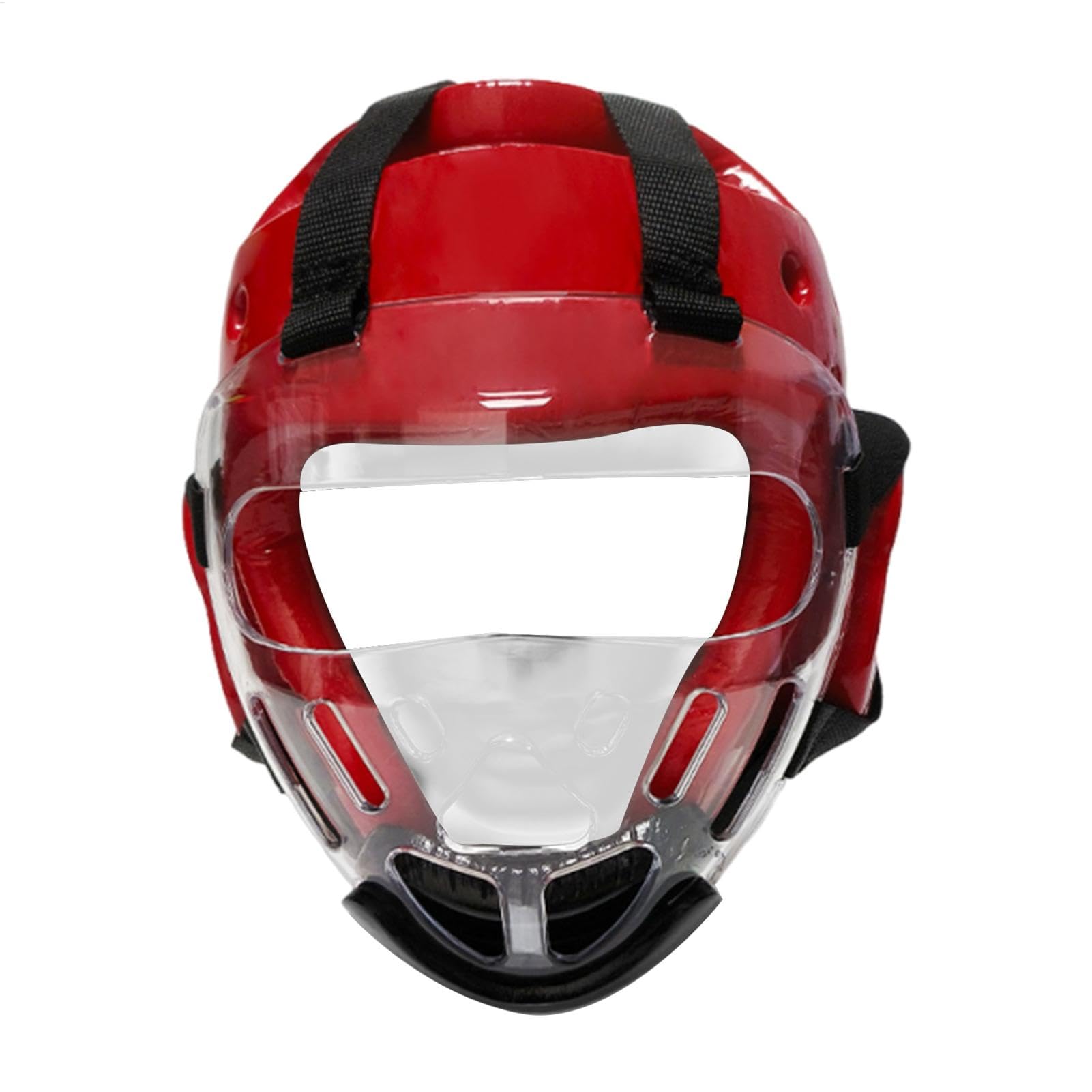 Boxing Face Guard, Sports Mouth Protection Cover, Clear Detachable Headgear (7.87 x 8.27 inches) Compact Portable Versatile Ideal for Karate, Facial Protective Gear, Adults, Kids