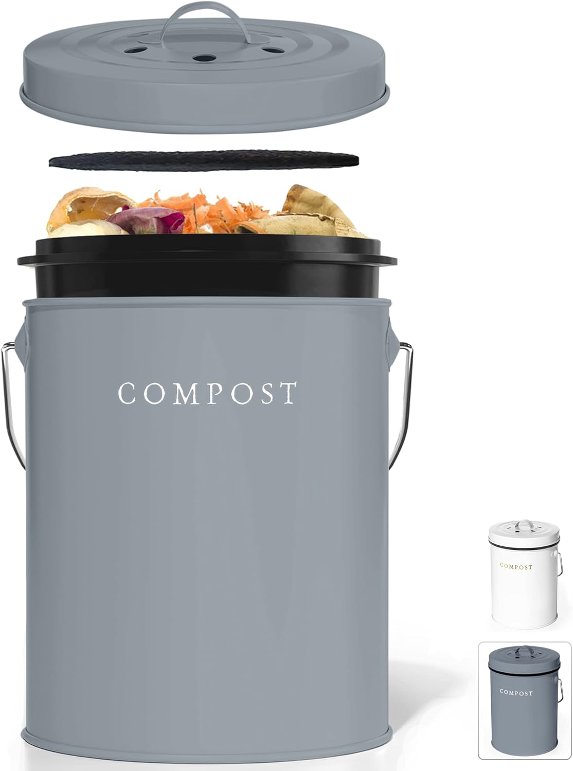 Compost Bin Kitchen Counter, Kitchen Compost Bin