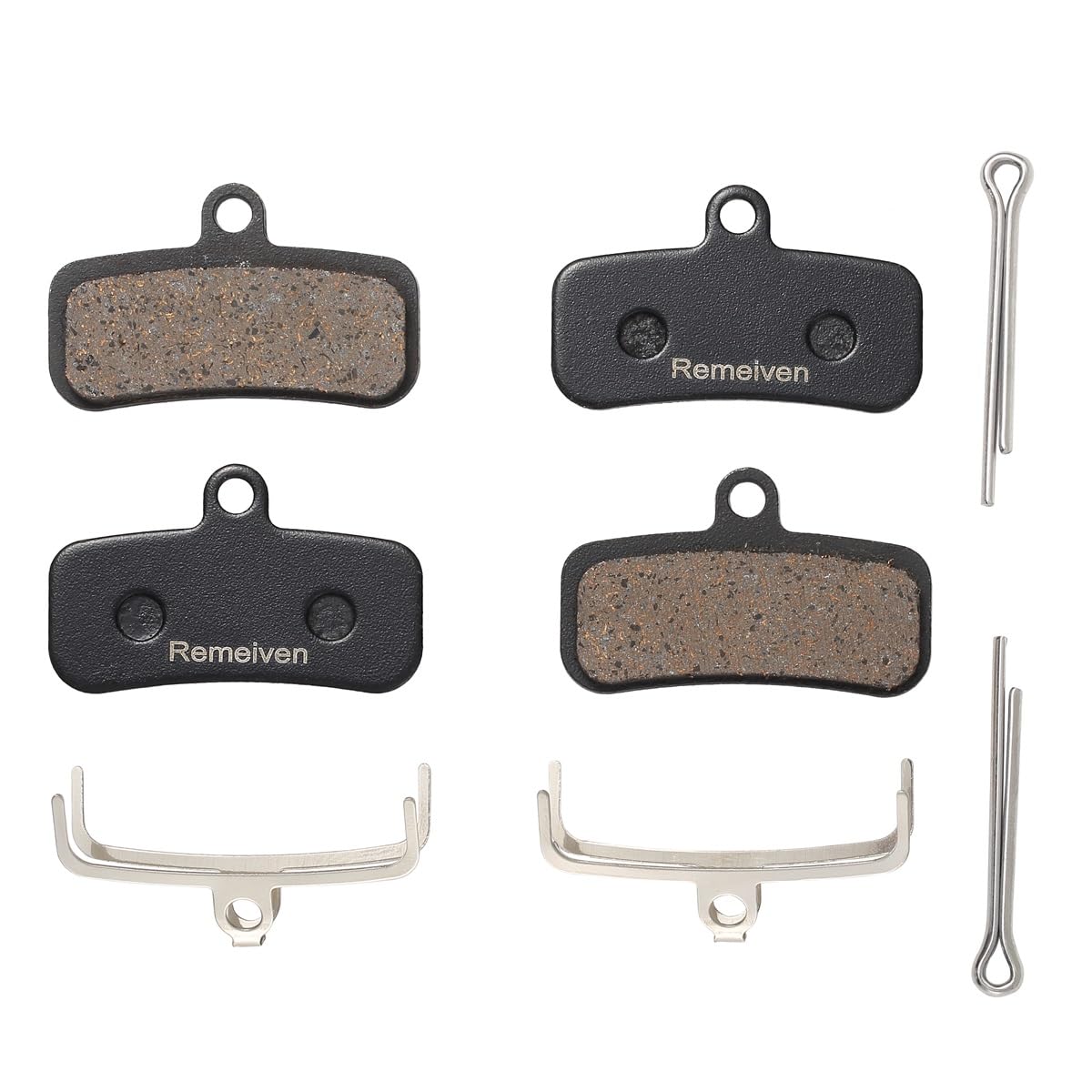 Brake pads for Bicycle, Bike Brake Pads for SHIMANO MT520 MT420 Saint M810 M820 Zee M640 Deore XT M8120 M8020 SLX M7120 Deore 12s M6120 CUES U8020, 2 Pairs (Semi-metallic)