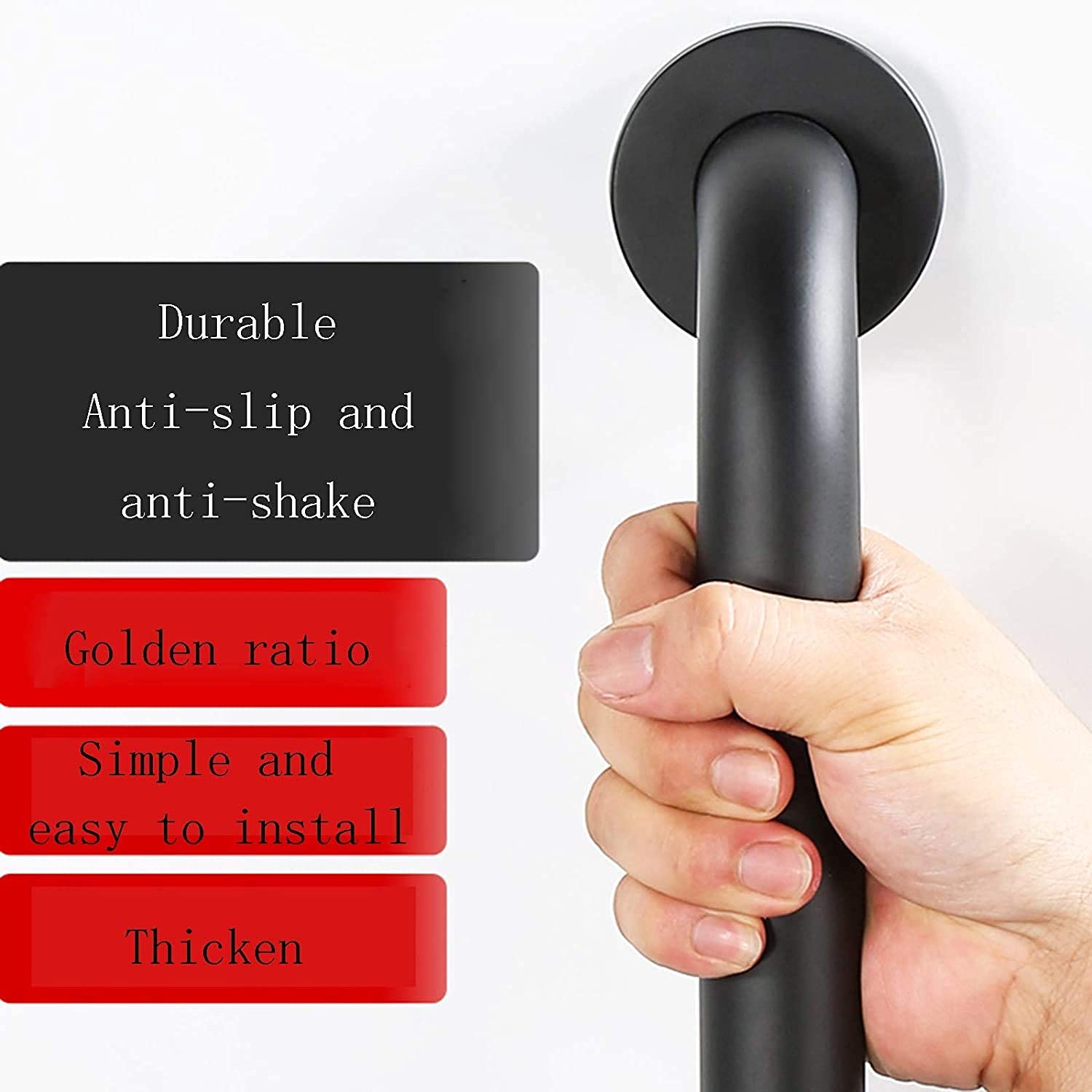 Barra de Agarre de Seguridad para Ducha Resistente sin Plomo para Bañera, Barras de Agarre de Ducha de Baño, Rieles de Bañera Accesorios de Baño Ayuda de Seguridad para el Baño Ayudas de Movilid