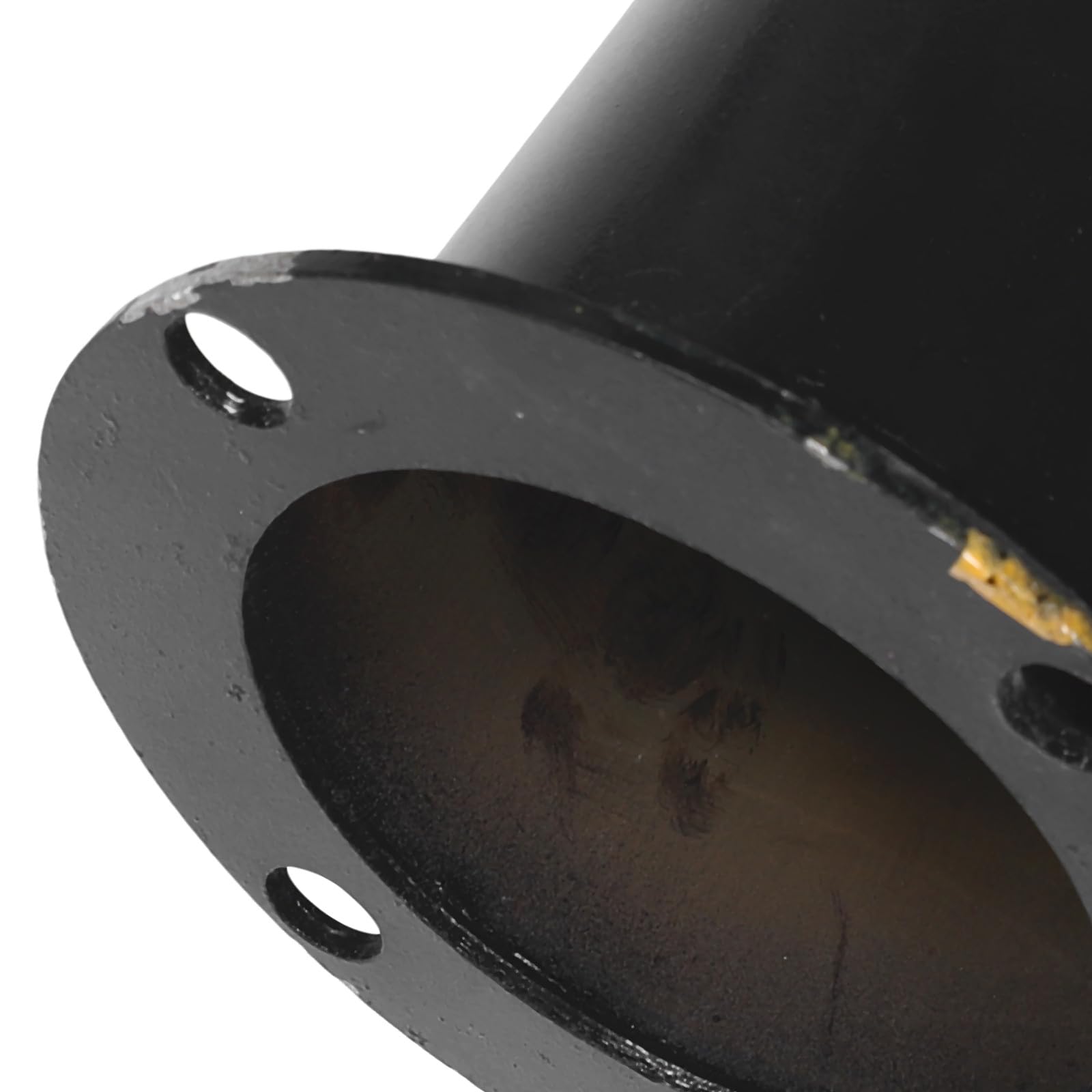 Barrière de Sécurité en Acier Noir Renforcé pour Arrêt de Stationnement Cônes de Stationnement, pour Isolation Routes et Chantiers