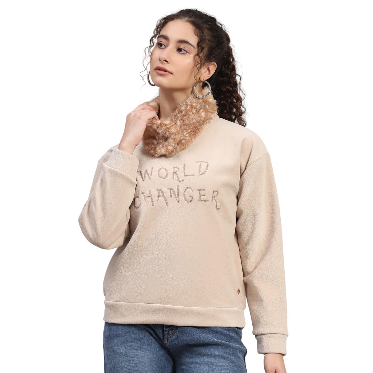 monte carlo Womens Regular Fit Embroidered Pull On Closure Full Sleeve Winter Sweatshirt |Pullover for Ladies | Soft Comfortable Casual Winter Wear For Women's(Pack of 1)-picture-30