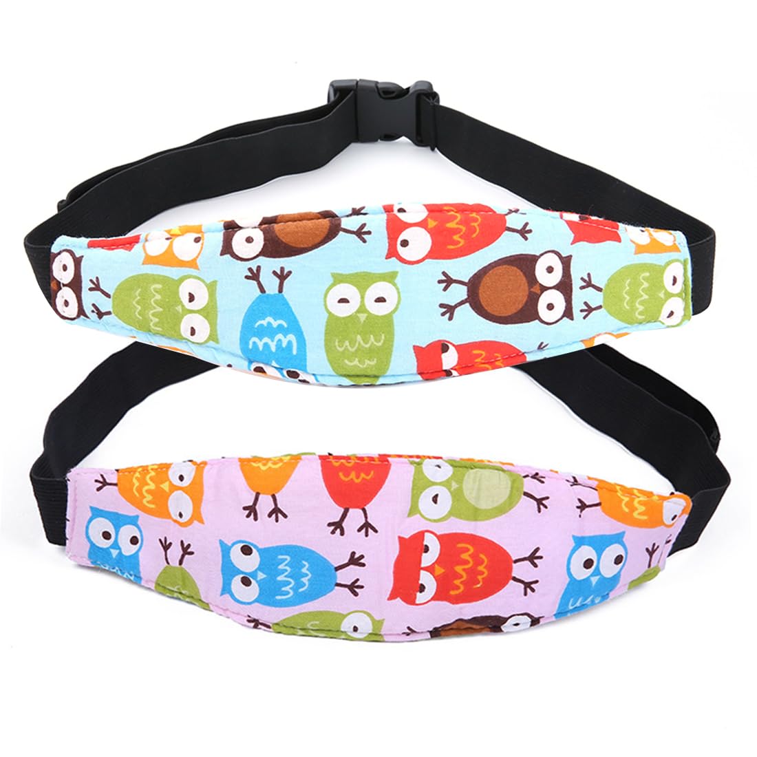 EIHI Kopfstütze Auto Kinder, Auto Kopfstütze Kinder, Kleinkind Autositz Baby Kopfstütze, Kleinkinder Sicherheit Schlaf Rückenentlastung, Kinderwagen Verstellbarer Schlaf Kopf Halter Gürtel, 2 Stück