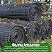 Farm Plastic Supply - Black Retaining Walls - Geogrid, Geocell, Geogrid Retaining Walls, StrataGrid Geogrid, Sub-Grade Stabilization, Soil Reinforcement, Slope Stabilization (1, 6.25' x 144')