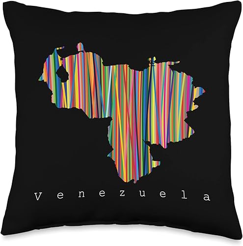 Miniatura 5 de Franelas CSS Venezuela Multicolor  Regalo para venezolanos  Almohada cojin, 18 x 18 pulgadas