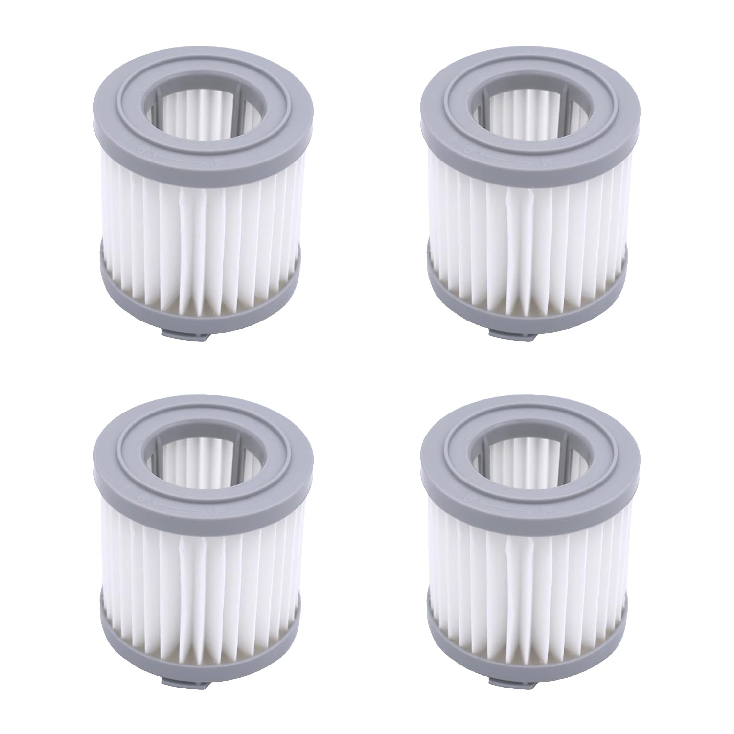 MIRTUX Pack 4 Filtros de alta eficiencia lavables para Cecotec Conga Rockstar 700 (solo este modelo) y Xiaomi Jimmy JV51/JV53/JV83 – NO SIRVE PARA 800, 890, 900