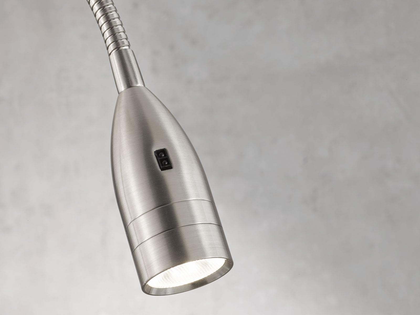 Fischer & Honsel Sten Klemlamp LED Nikkel mat 50375