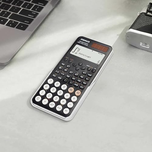Miniatura 8 de OSALO Calculadora científica básica pantalla grande de 102 dígitos escritos para la escuela secundaria OS 82MS Pro