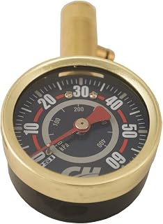 Campbell Hausfeld DA552400 Schrader Tire Gauge 0-60 PSI with Bleeder Valve - Accurate for Cars Bikes