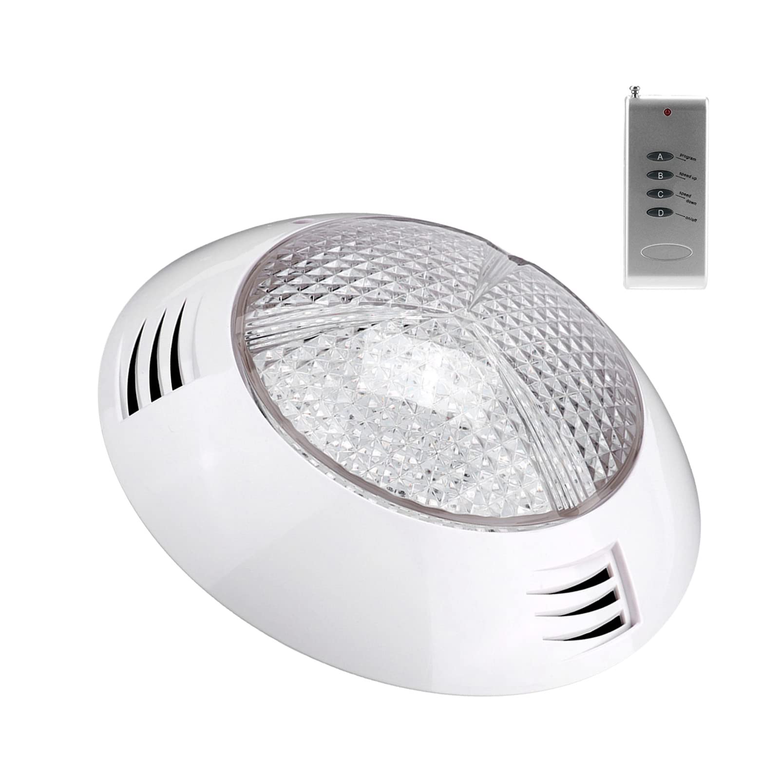 Cryfokt AC12V 35W RGB LED Podwodne światło Wielokolorowe Wodoodporne do Basenów, Stawów Rybnych i Fontann, Wykonane z Wysokiej Jakości ABS