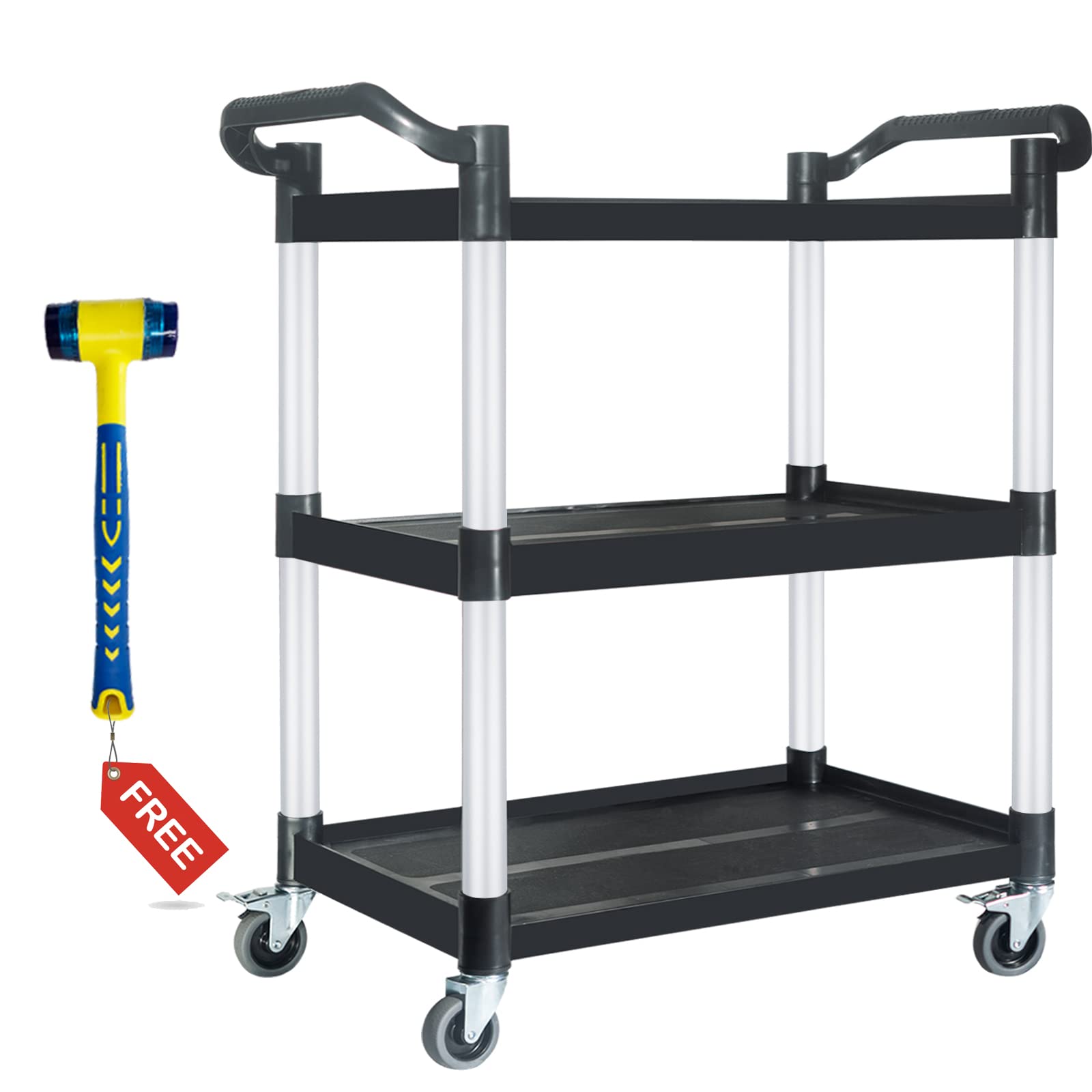 Buy ANRYAGF Utility Carts with Wheels Rolling Cart Food Service Cart