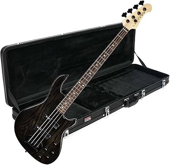 Amazon.com: Lakland Skyline 44-OS Offset Bass Guitar, Trans Black