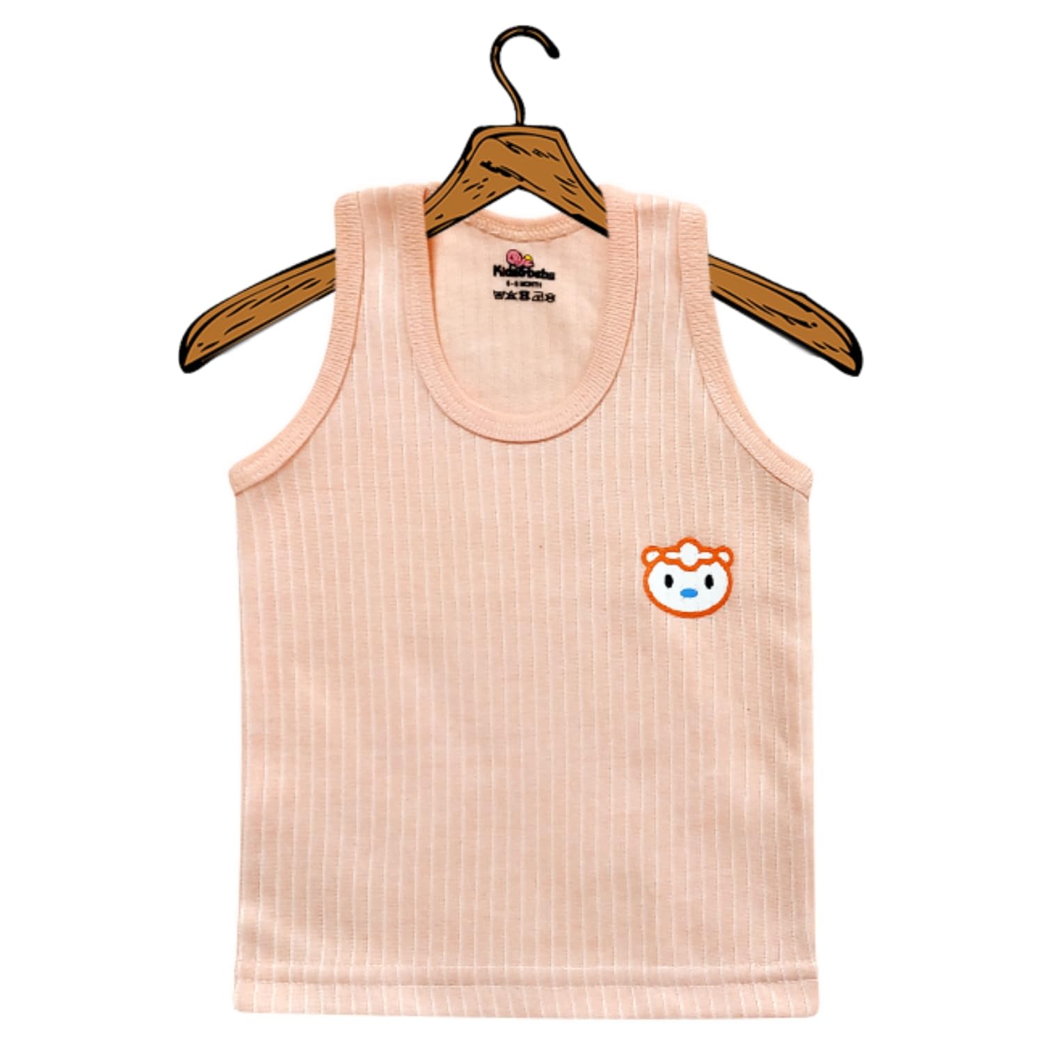 Baby Jackson® Color Thermal Vest for Winter New Born Baby Boy and Baby Girls for Pack of 3 (6-9 Months) White 3