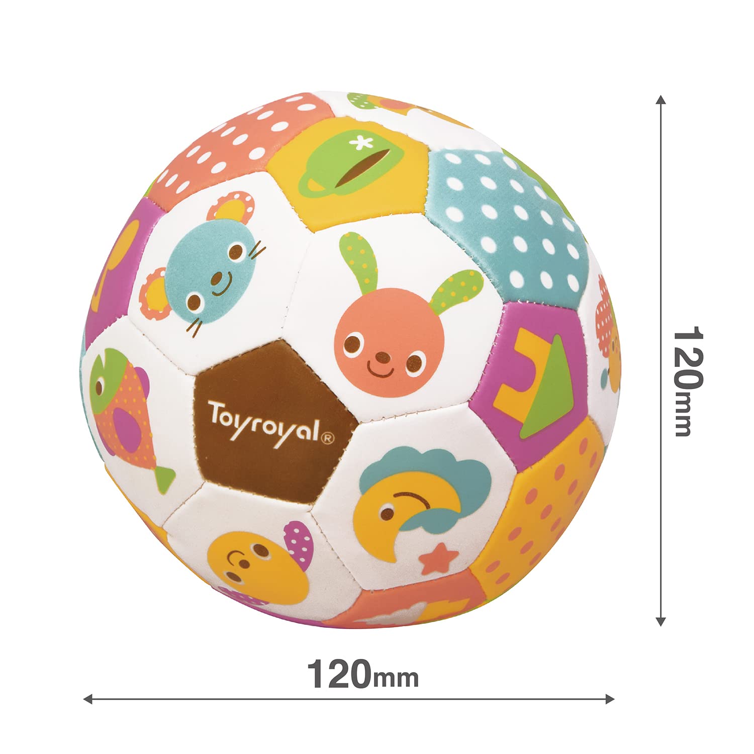 Amazon | トイローヤル ふわふわボール(大) 鈴入り 音が鳴る 柔らかい