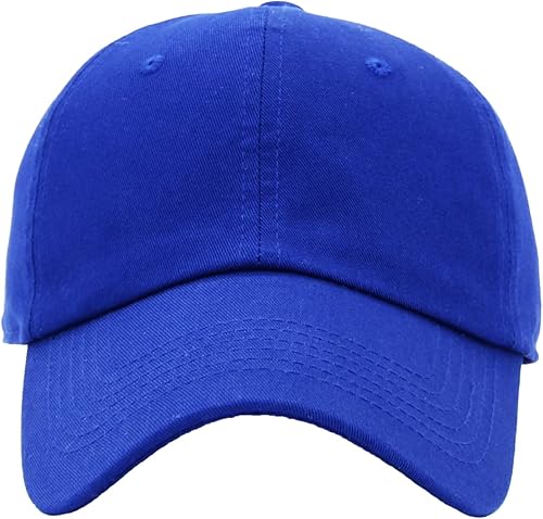 Miniatura 66 de KBETHOS® Gorra de béisbol de algodón ajustable de algodón con corona baja clásica Pigmento rojo teñido
