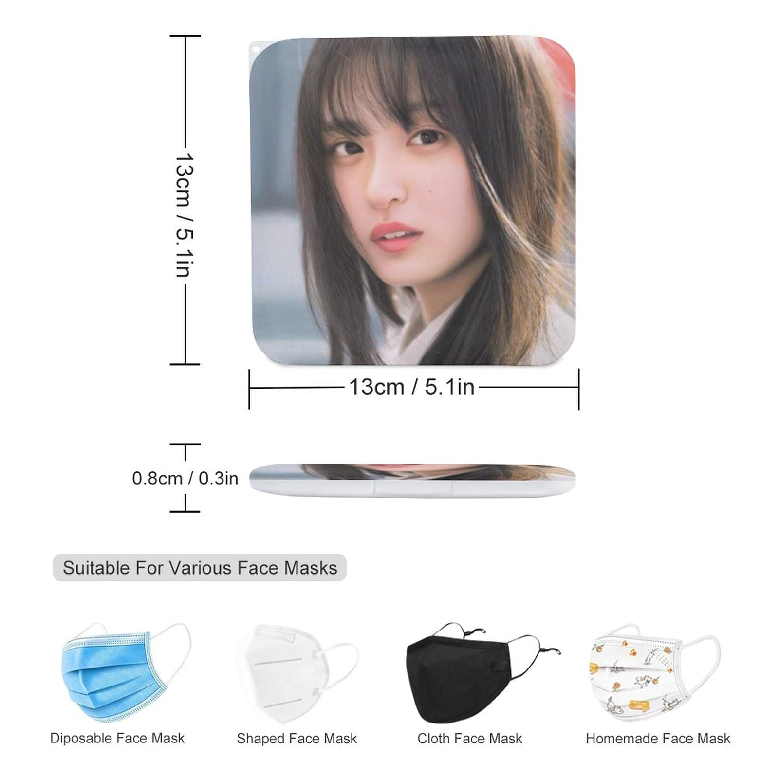Amazon.co.jp: for 遠藤さくら 【マスクケース 折りたたみ ストッパー