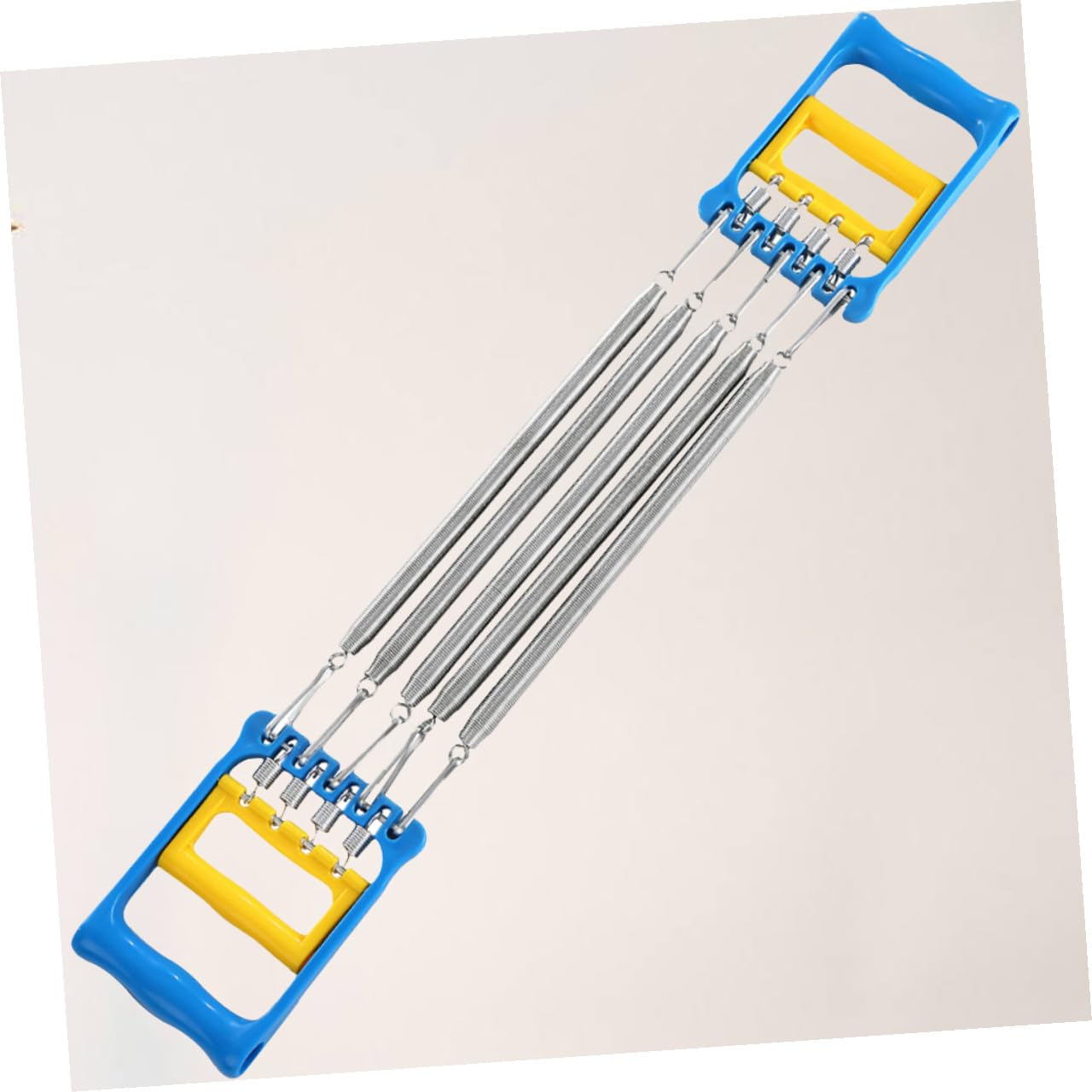 SOIMISS Expansor de Pecho Desmontable con Muelles de Acero para Entrenamiento de Brazos y Hombros Resistente y Portátil Aparato de Ejercicio Casa para Musculación y Fitness Azul y