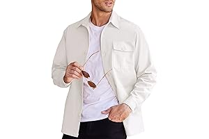 Men's Stylish and Durable Canvas Jacket: Perfect for Fashion and Function
