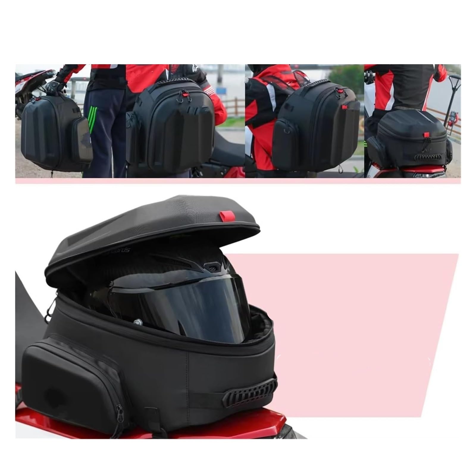 Moto Paraurti Borsa per CBR650R per CB650R 2025 per CB1000R Borsa da Sella Impermeabile per Sedile Posteriore di Grande capacità