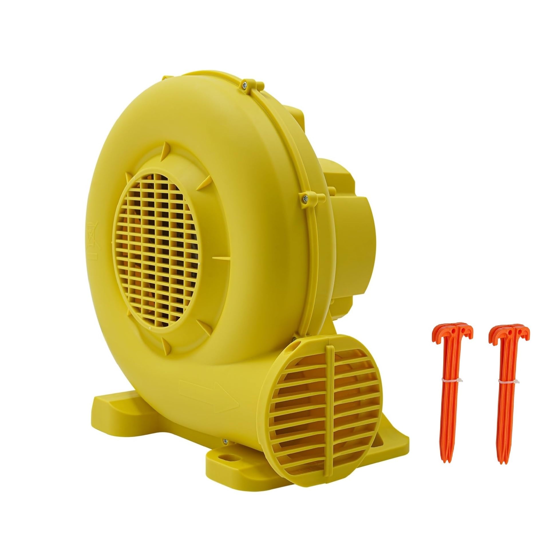 Poggyyi Inflatable Bounce House Blower, 750W Portable Air Blower 110-120V Commercial Powerful Air Blower, Portable Blower Corded for Inflatable Castle Bounce Houses Bouncy Castles Water Slide