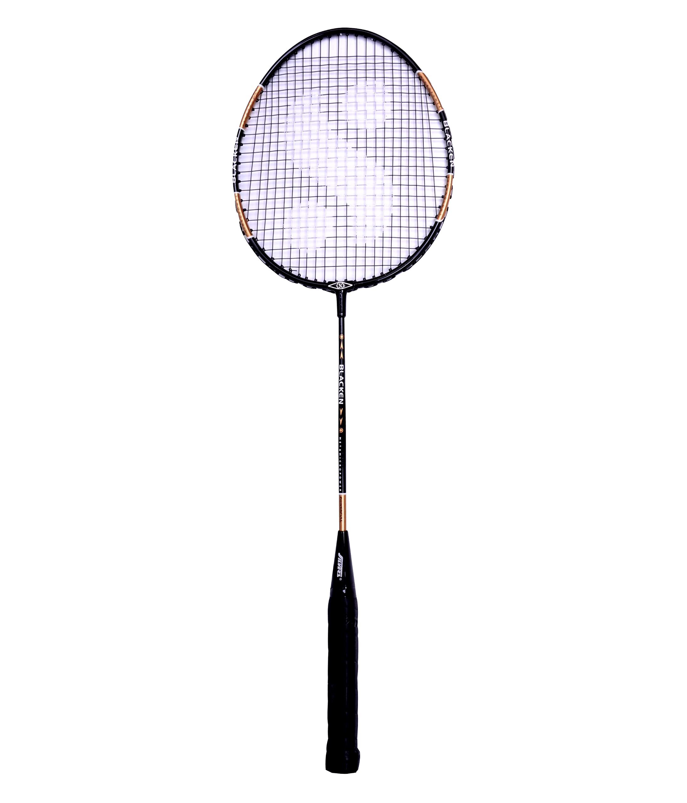 Buy Silver's Blacken (2 Badminton Rackets with Cover, 3 Plastic