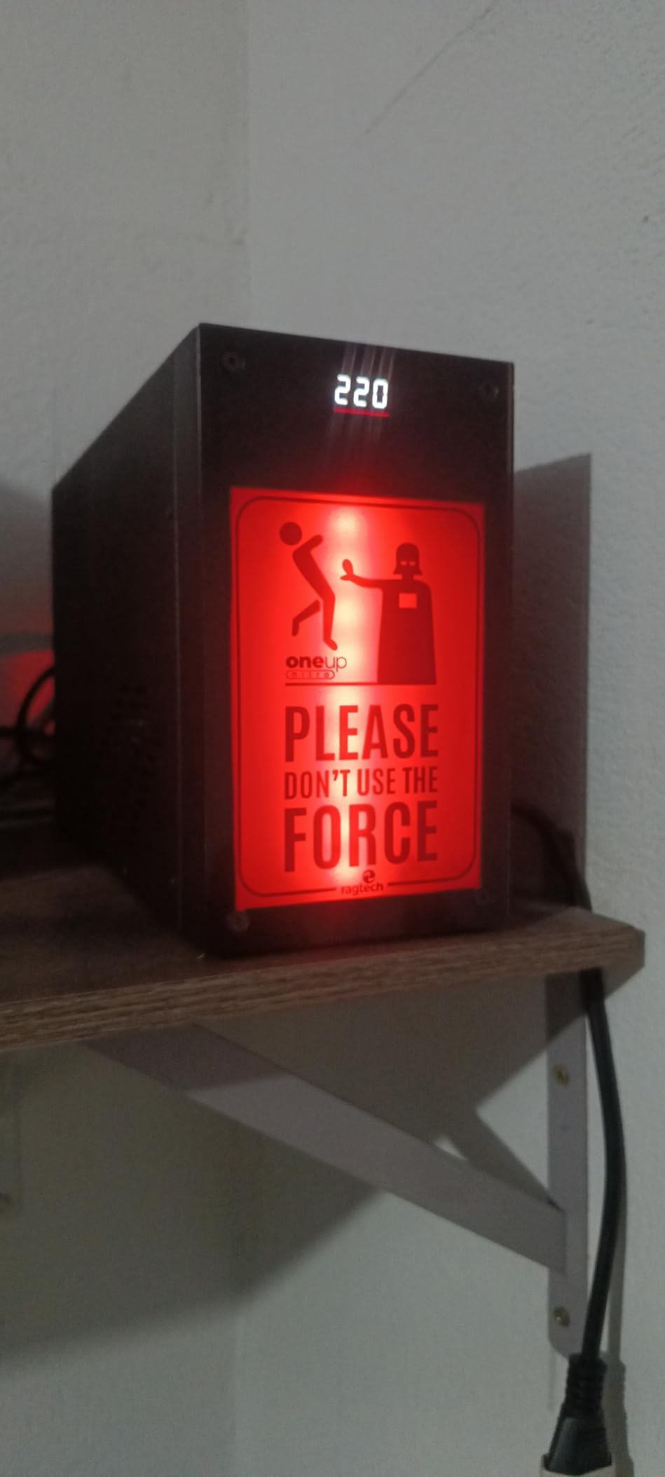 Nobreak GAMER Senoidal One Up Nitro 2000 2000VA/1400W Bivolt 9 Tomadas 4590 Ragtech photo review