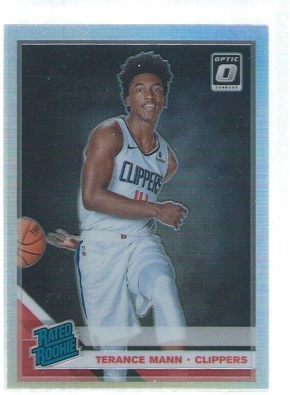 Terance Mann 2019-20 Panini Donruss Optic Silver Holo Prizms Rc #165 - Basketball Cards