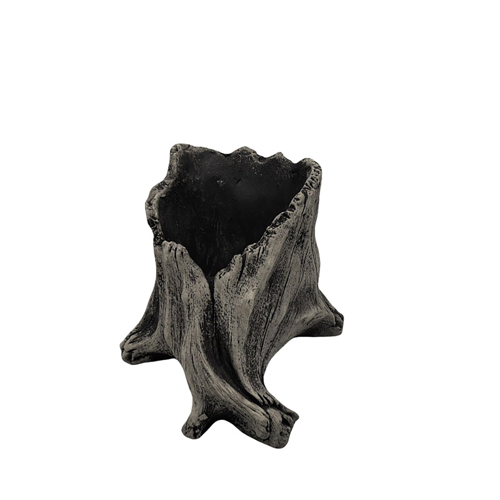 Limtula Artificial Driftwood Succulents Planter Rustics Cactus Flower Pots for Small Plant Flower Arrange Tree Stumps Sculpture Decorative Plant Pots