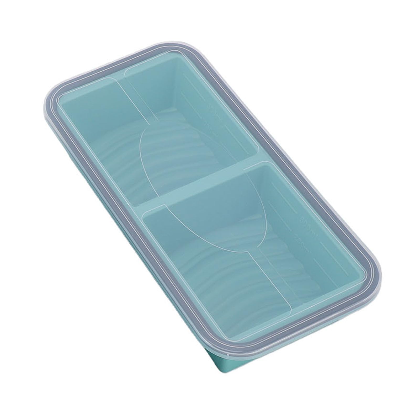 Stampo per Freezer in Silicone con Coperchi, 3 Pezzi con Linee di