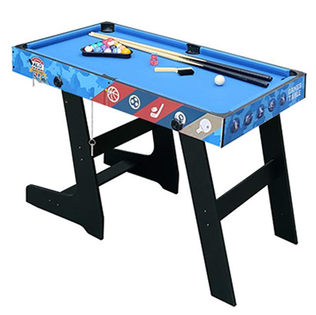 5 in 1 zusammenklappbarer Spieltisch für Fußballspiel/Hockey/Tischtennis/Pool(Billard) / Basketballspiel