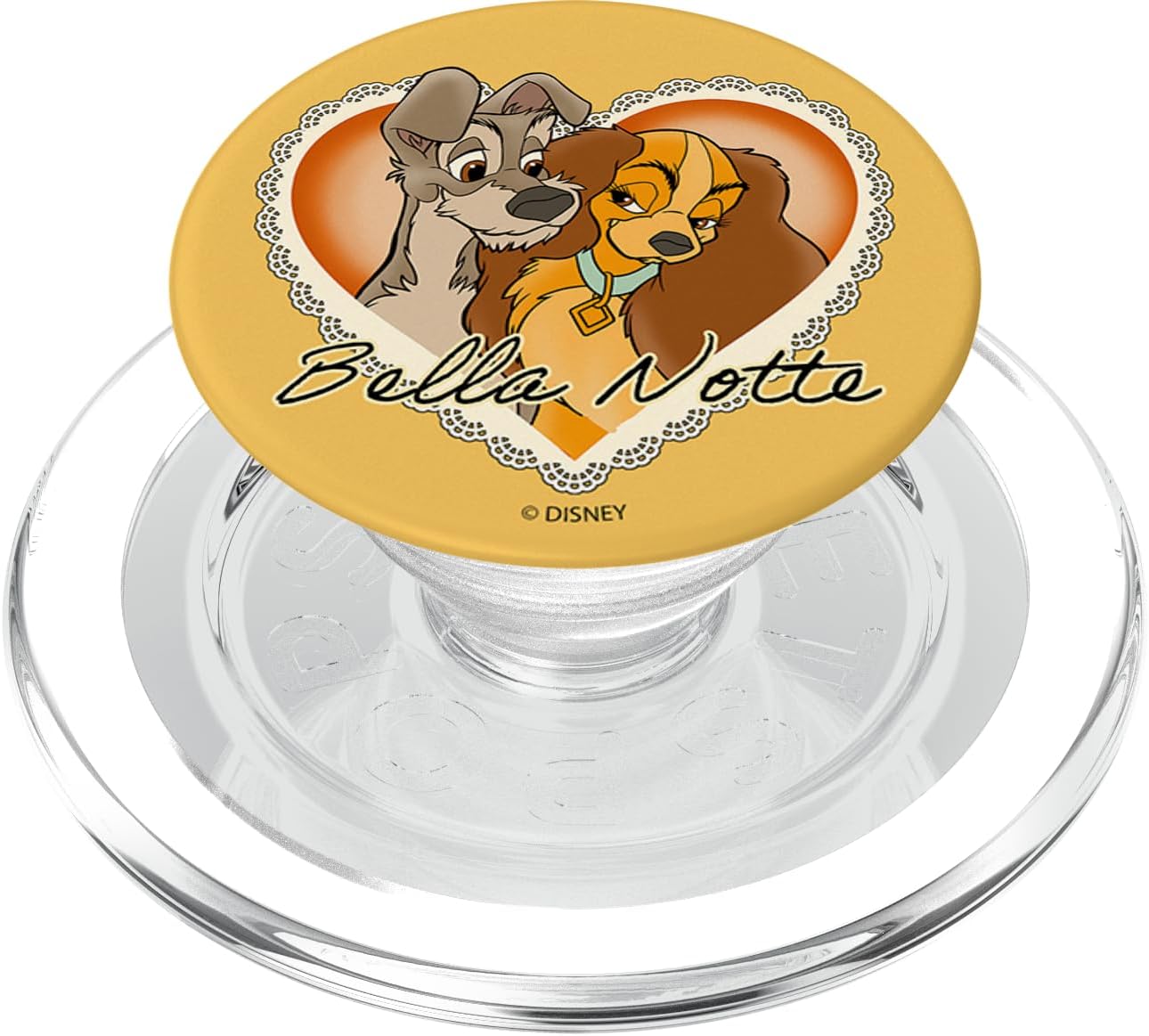 Disney Lady and the Tramp Vintage Valentine PopSockets MagSafe PopGrip for iPhone