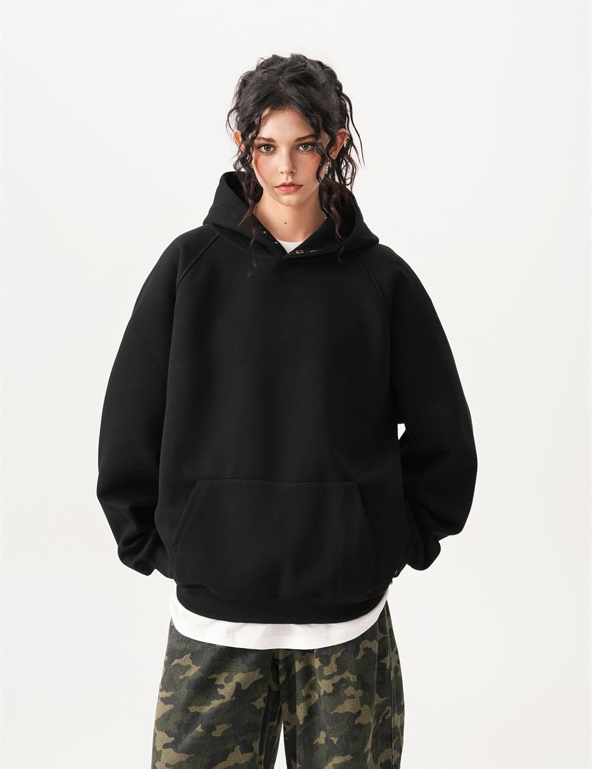 Men’s Heavyweight Hoodie Oversized Pullover Sweatshirt - Image 5